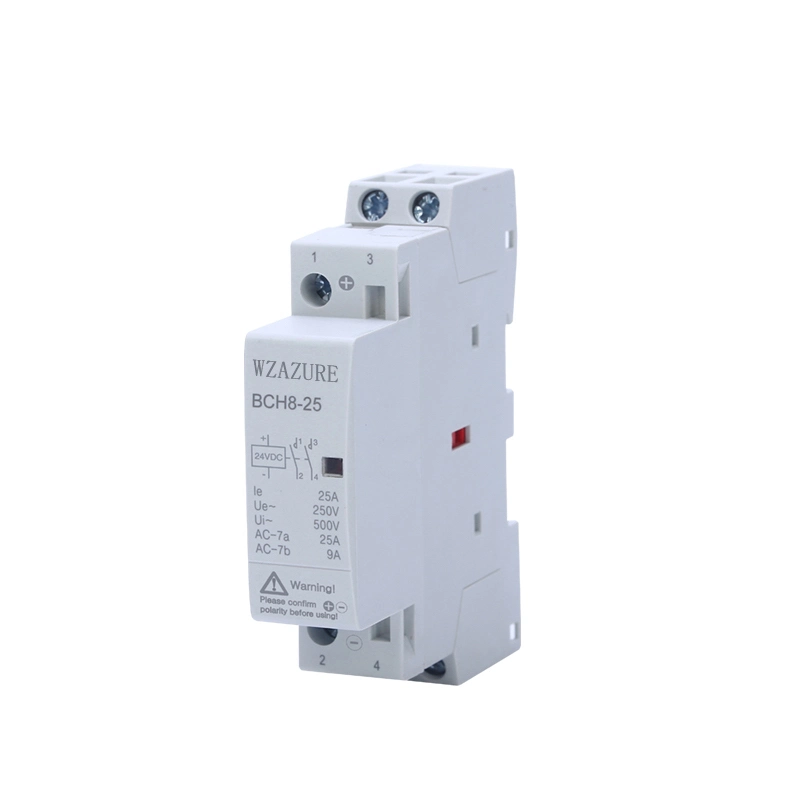 4p 63A DIN Rail Modular Contactor with Competitive Price AC/DC 24V 36V