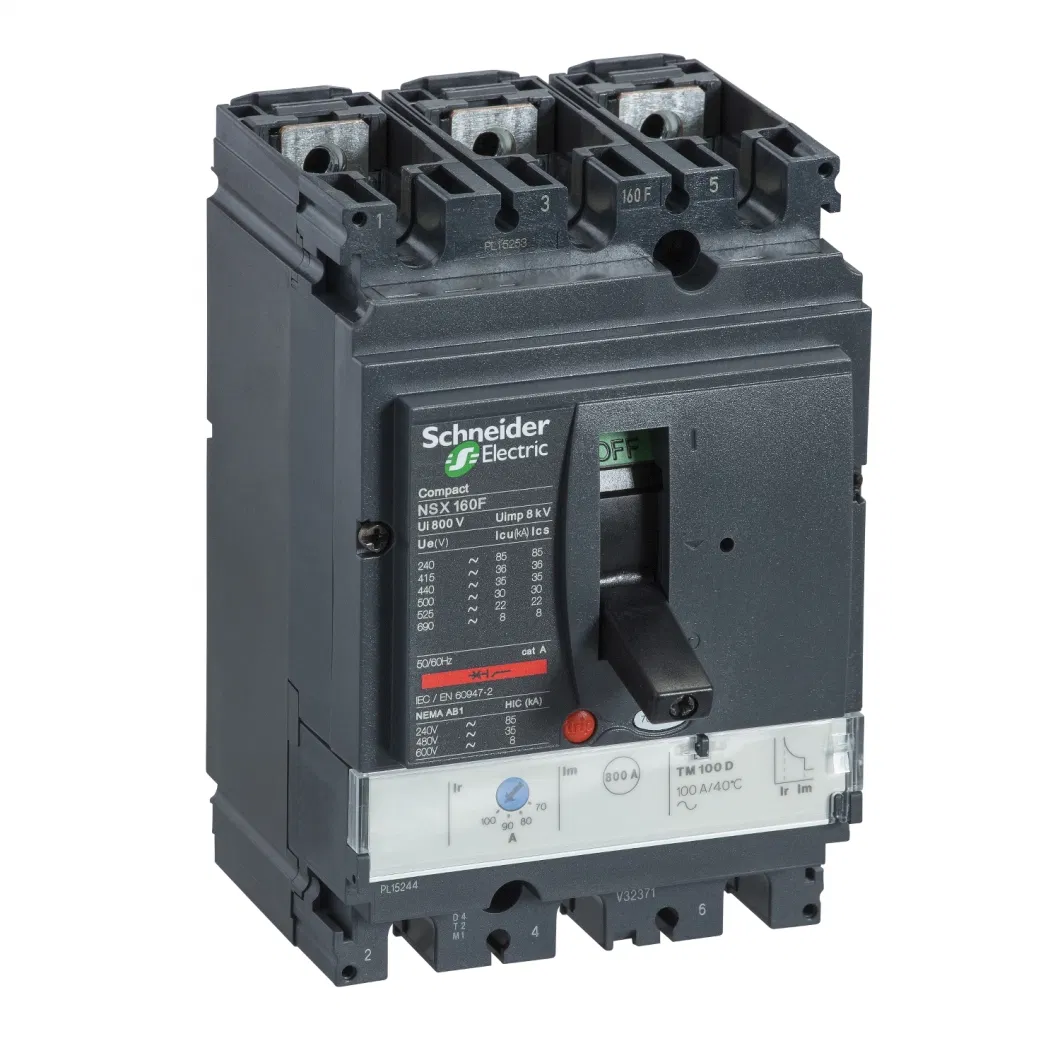 Siemens China Factory Made Brand Air Switch Ab Rockwell Honeywell Omron LV430843 Schneide Compact Nsx160n TM80d 3p 3D MCB Circuit Breaker
