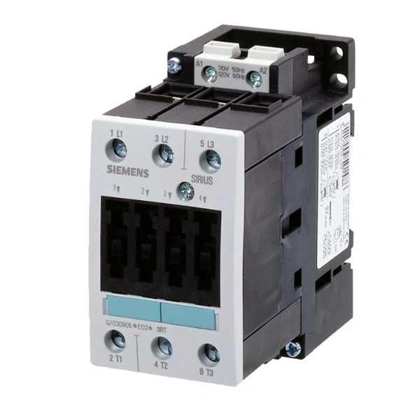 Brand-New Sie-Mens-3rt5034-1AG20 AC-Magnetic Contactor-Sirius Line-3rt50 IEC-Rated 3p-3pH 32A-690V 15kw-400V Complete-with 110VAC-50/60Hz Coil