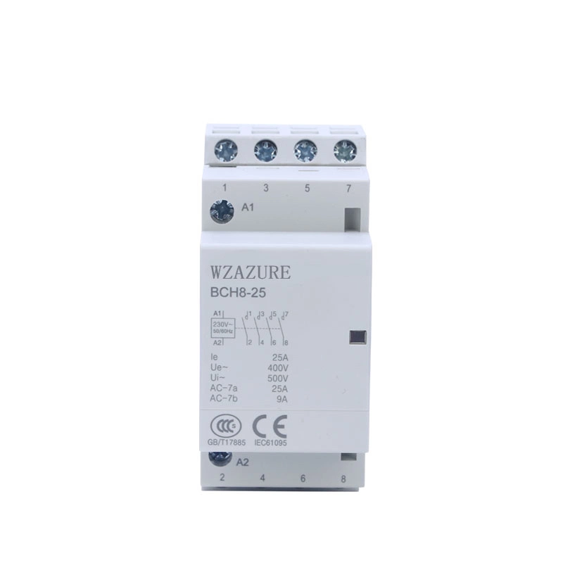 2 Pole DIN Rail Mounted Household Modular AC Contactor32A 63A 220V Contactor