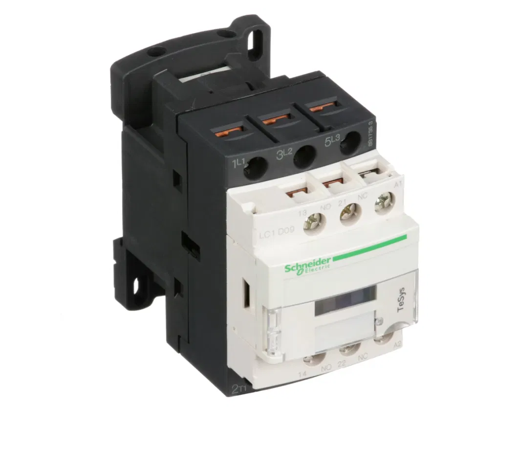 Brand New Schnei-Der LC1d09g7 Contactor Motor Control DIN Rail 3-P 9A 1no/1nc 120VAC Tesys D Series Good Price in Stock