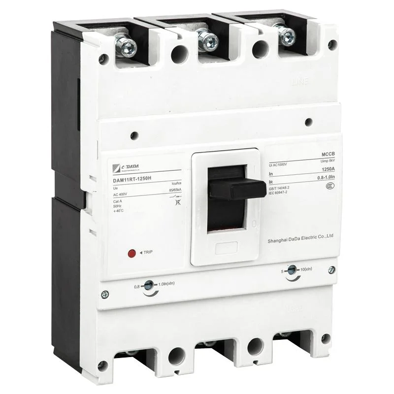 Normal Type 2p, 3p, 4p 16A-1250A Distribution Fixed MCCB 500A Intelligent Circuit Breaker Manufacture