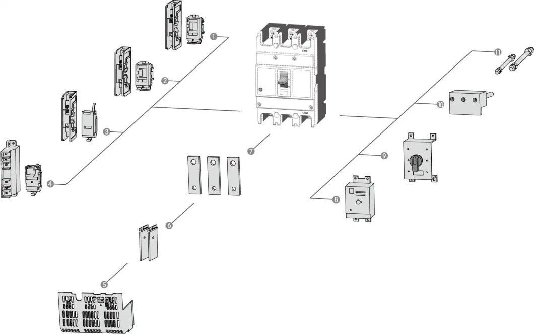 Compact Size Circuit Breaker 400A