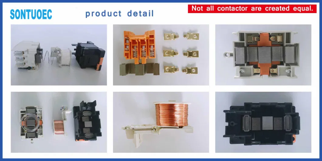 Sontuoec Professional Lp-D09 24V 110V 120V DC Magnetic Contactor Series