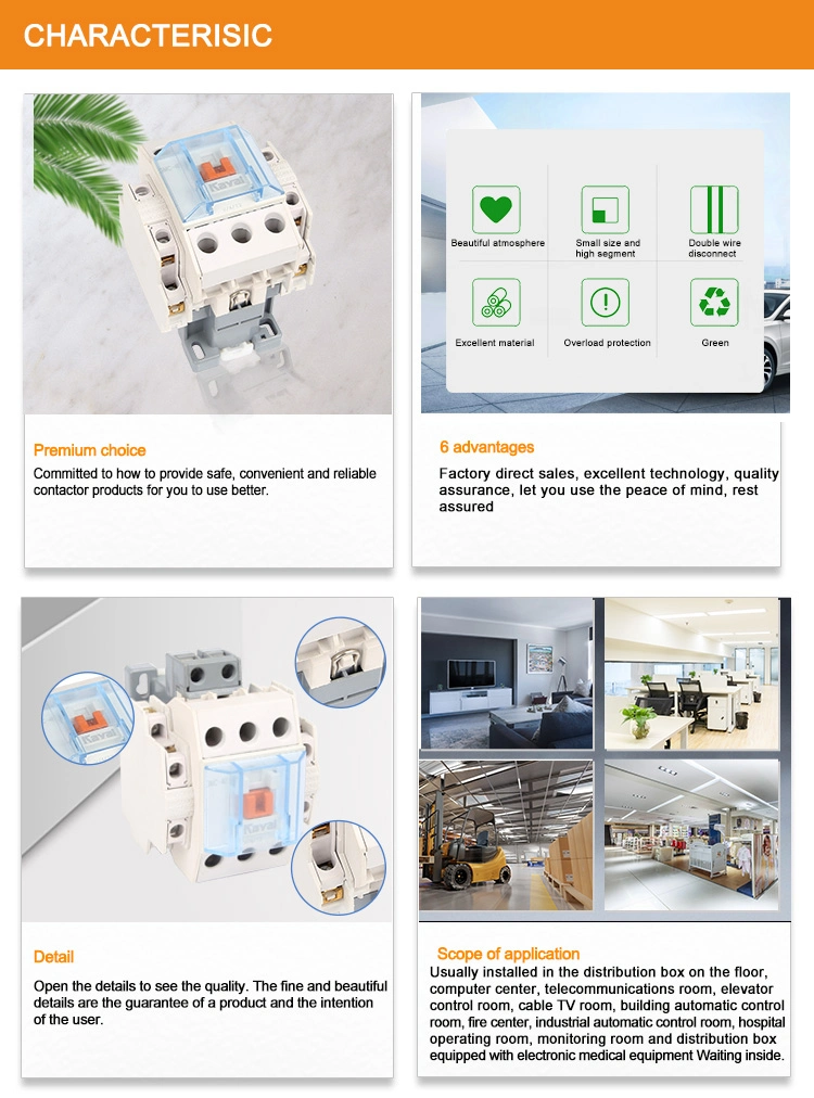 Free Sample Gmc- 22 Three Phase 22A Gmc-22 Magnetic Contactor