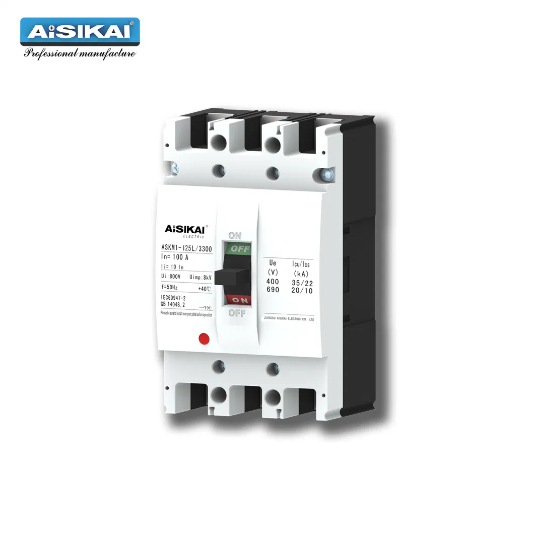 Askm1 3p/4p 200A Moulded Case Circuit Breaker MCCB