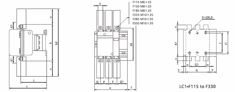 New Product Reversing Contactor LC1f265n Price