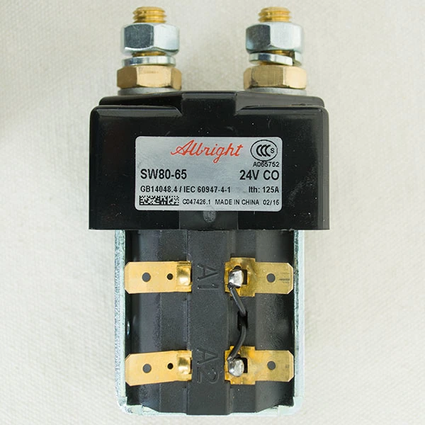 Albright Sw80-65 Equivalent 125A Normally Open 24V DC Single Pole DC Contactor