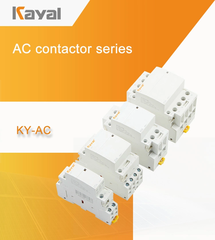 Free Samples! Home AC Single Phase Magnetic Modular Contactor with Ce ISO