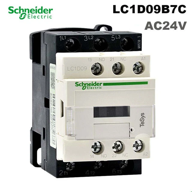 Schnei Der Electric LC1d09m7c Q7c F7c B7c Coil 220V 380 110AC 50/60Hz Contactor Rrelay Tesys 3p 9A 1no+1nc Load Standard LC1d