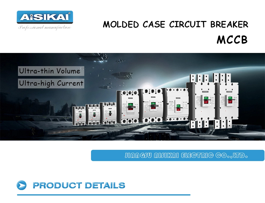 Aisikai China Manufacturing Cheap Wholesale Price Plastic Moulded Case Circuit Breaker 3p/4p 63-1600A CB CE ISO Approved MCCB