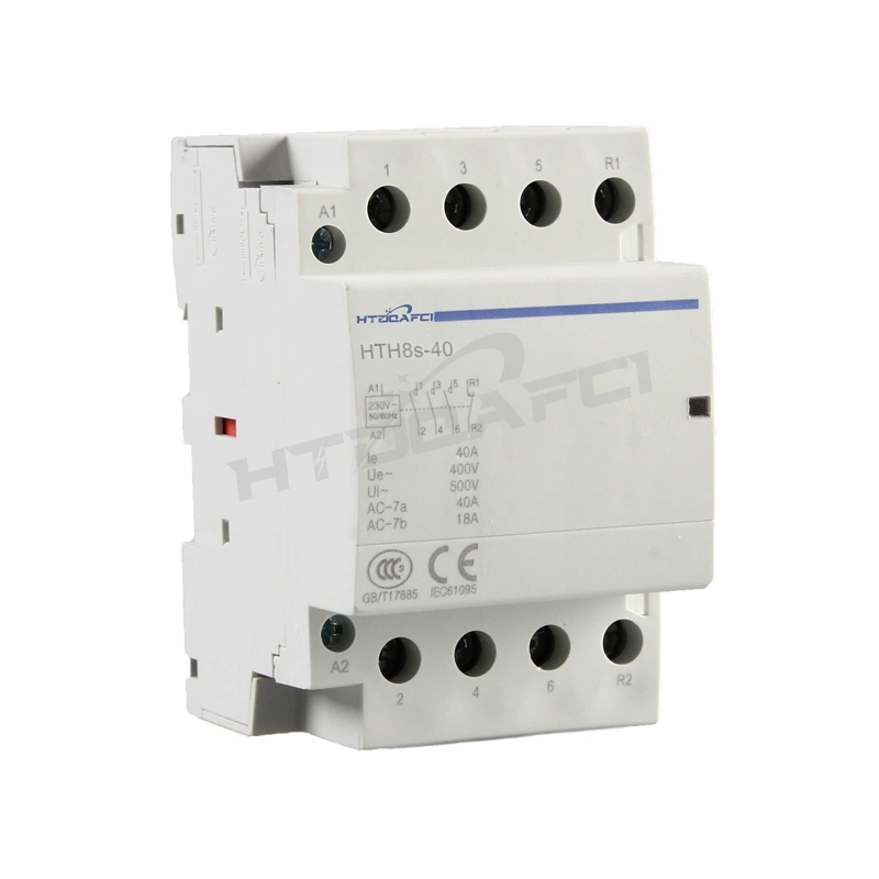 Factory Price Smart Household Contactor16A Single Phase 1 2 3 4 Poles Magnetic Modular AC