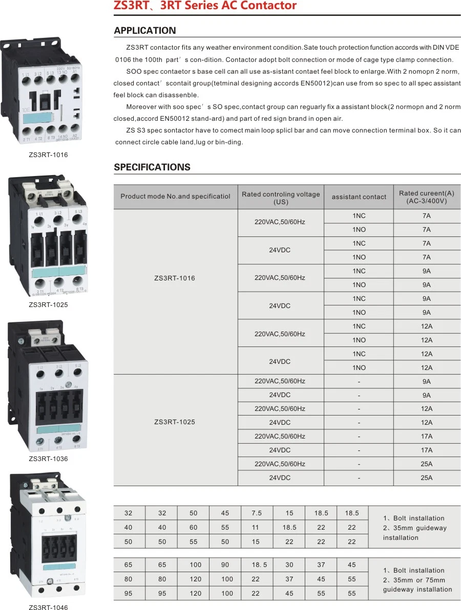 Cjx2 LC1 AC Magnetic Contactor 220V Cjx2 0910 Power Contactor