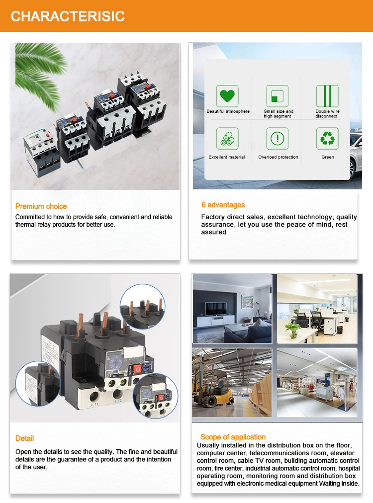 Free Sample! Lr2 Thermal Overload Contactor Relay 220V