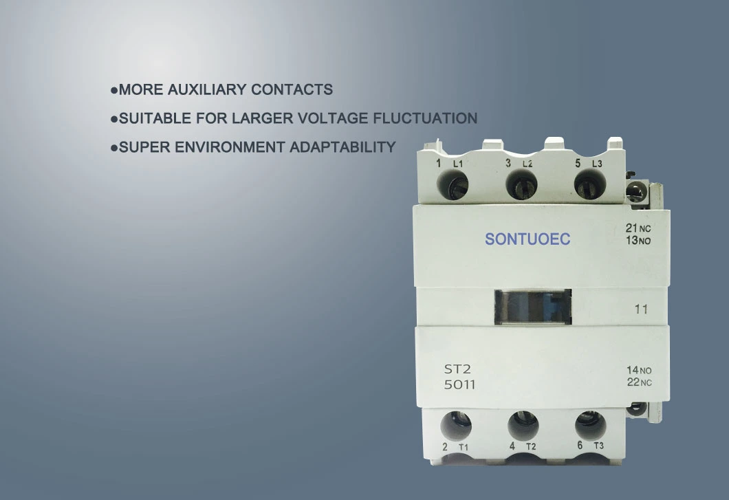 St2-5011 CE Approvals Direct 50/60Hz Max 95A AC Contactor 3phase Magnetic Contactor