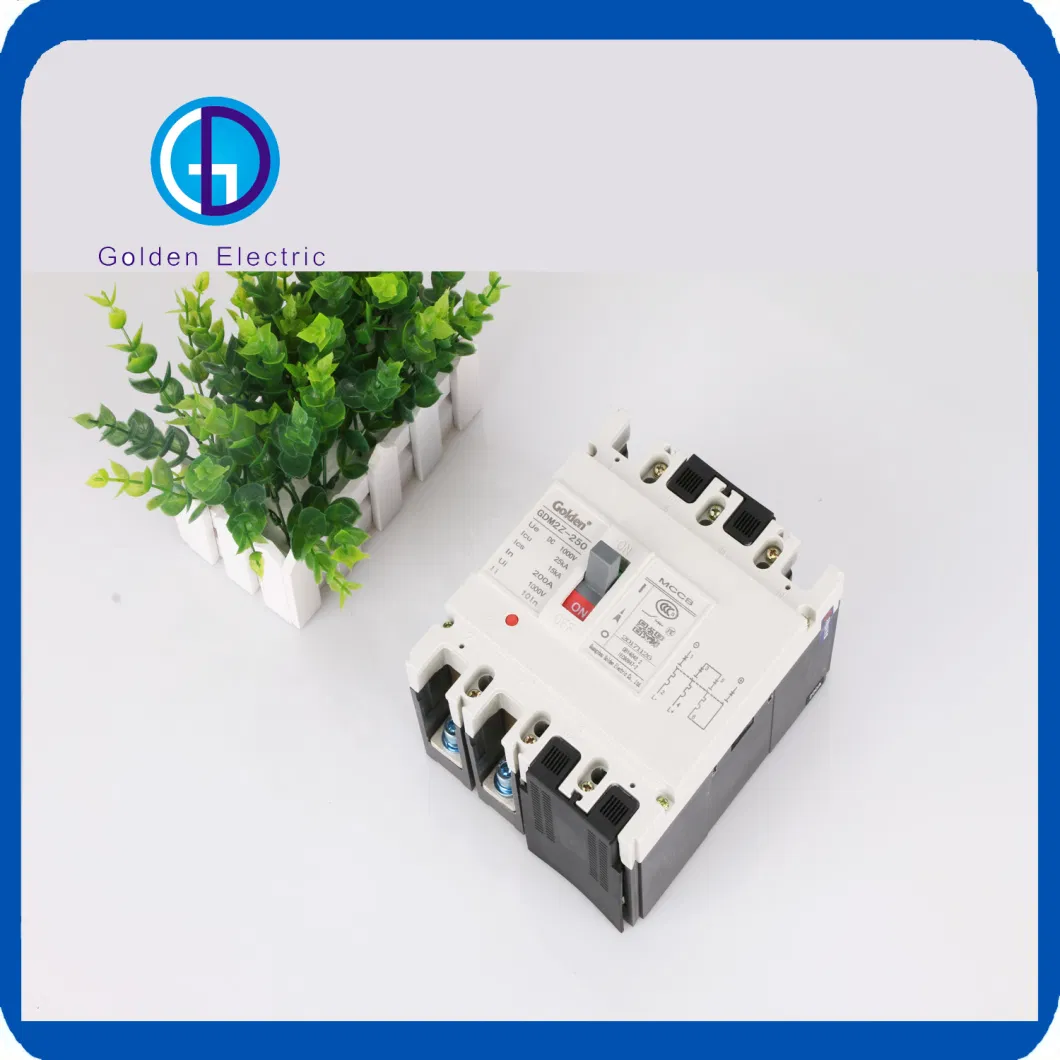 Moulded Case Circuit Breaker Switch 3p 4p 1000V 1500V 16A 20A 63A 100A 125A 200A 250A 400A 630A 800A 1000A 1250A DC MCCB