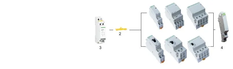 Household Telemecanique Magnetic AC Contactor (WCT 25A 2P 2NO 220V)