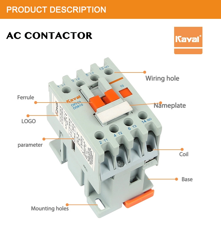 New Magnetic Electrical 9A 12A 18A AC Contactor