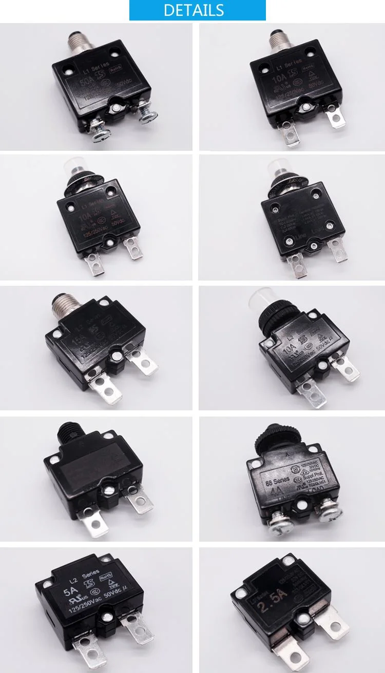 L1 L2 L3 Miniature Overload Protector Switch Circuit Breaker