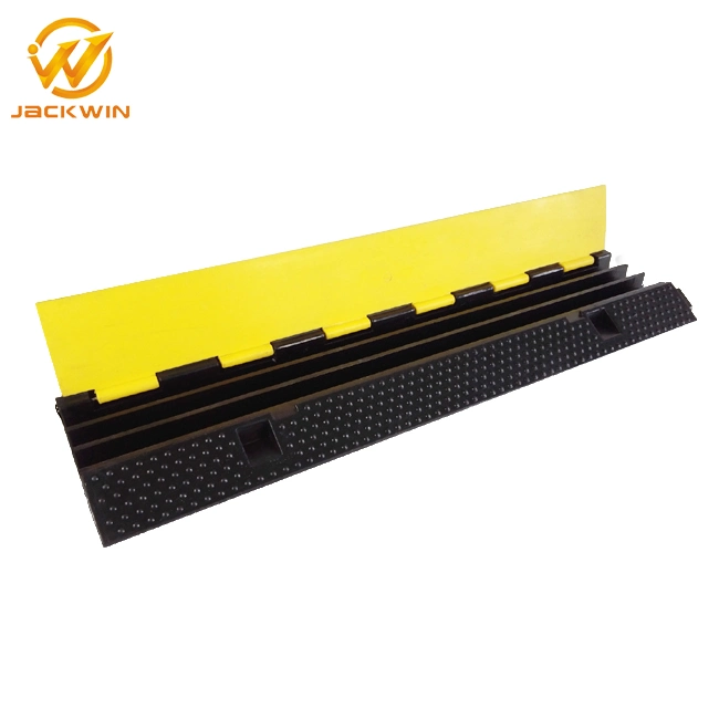 Flexible 3 Channel Floor Rubber Cable Protector Ramp Humps