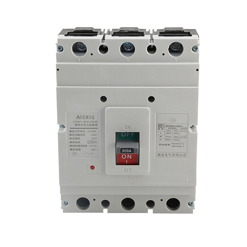 400A MCCB Molded Case Circuit Breaker 3p 3sm8g Main Switch MCCB Sassin 100A~630A 3p 4p Available