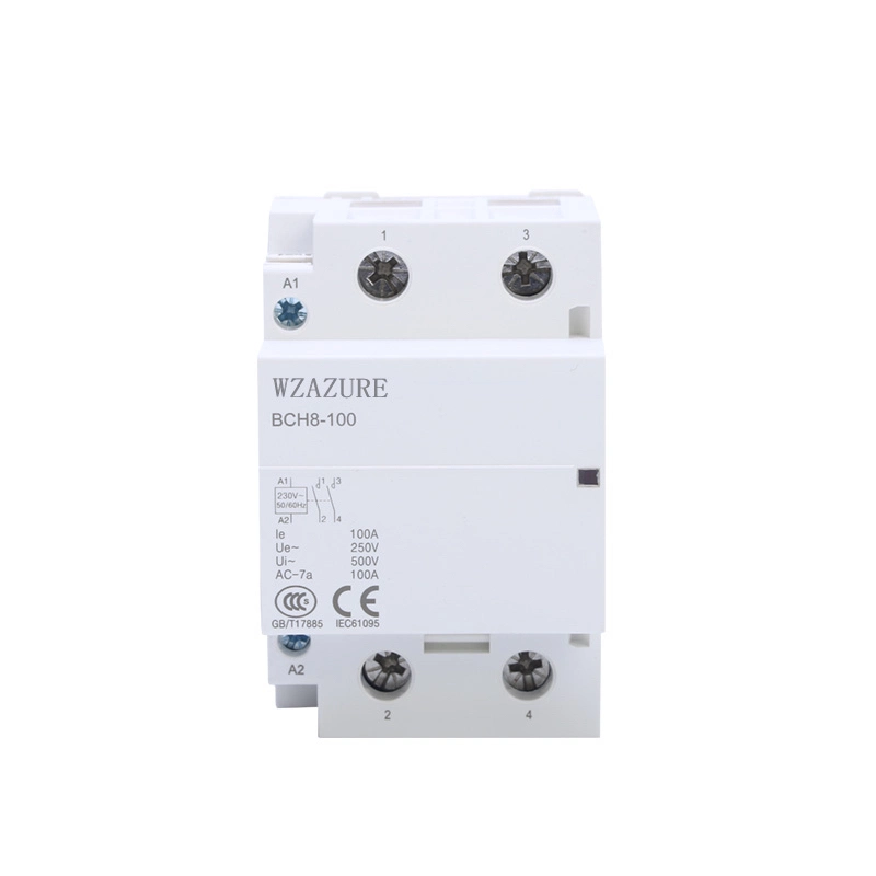 AC220V 2p 16A 20A 25A DIN Rail Mounting Contactor Modular Contactor