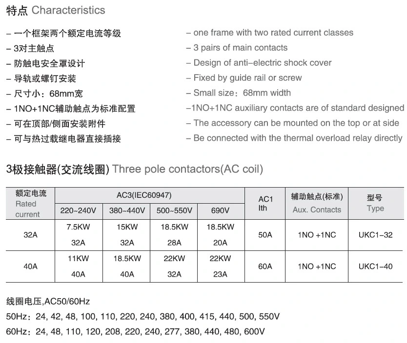 Ls Gmc Magnectic AC Contactor (UKC1-32/3)