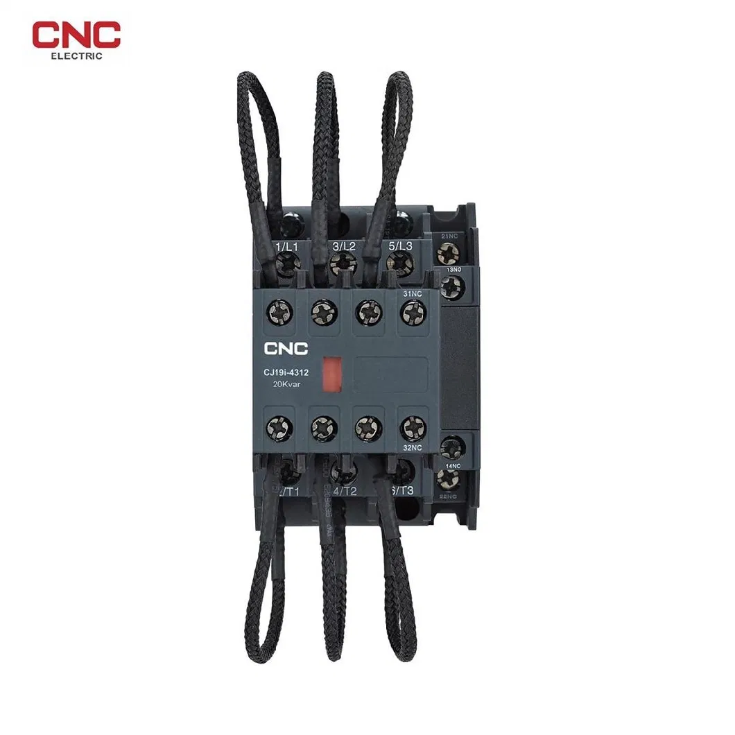 CNC Changeover Capacitor AC Contactor Cj19c High Quality 110V 220V 380V Electric Contactor (CJ19)