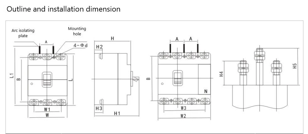 Series Molded Case Circuit Breaker 315/630A