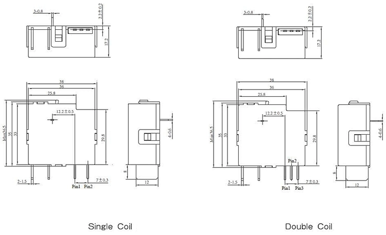 16A Electronic DIN Rail Impulse Self Locking Latching Relay