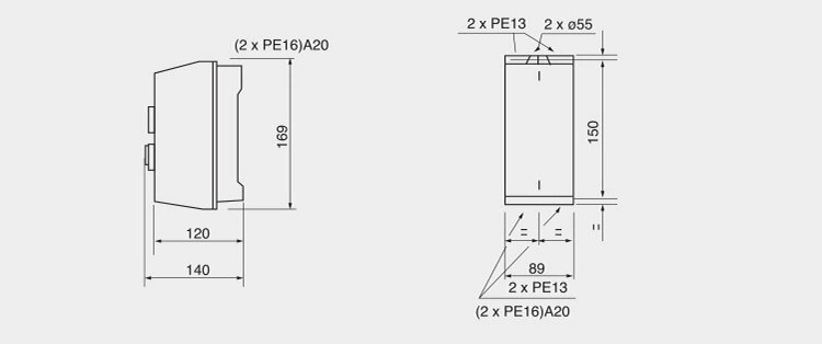 25A 3 Pole 3phase Magnetic Starter Contactor