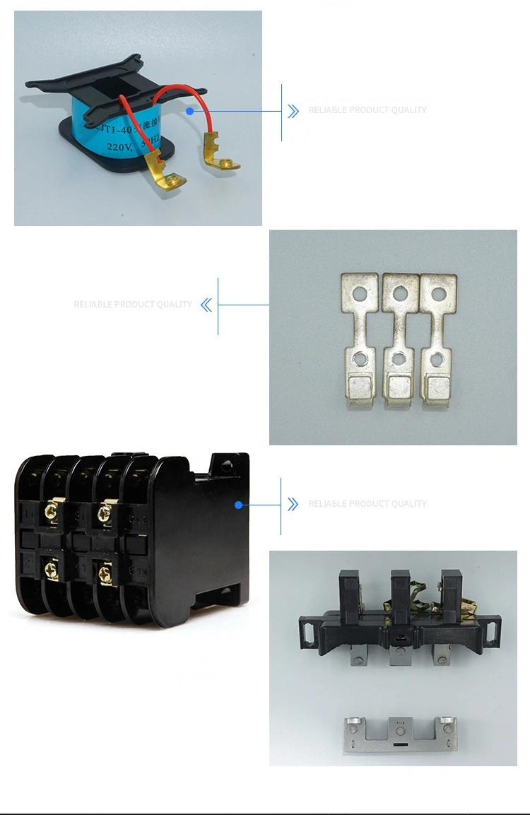 Factory Price 3p OEM Magnetic Power 20A 380V Cjt1-40A AC Contactor Cjt1