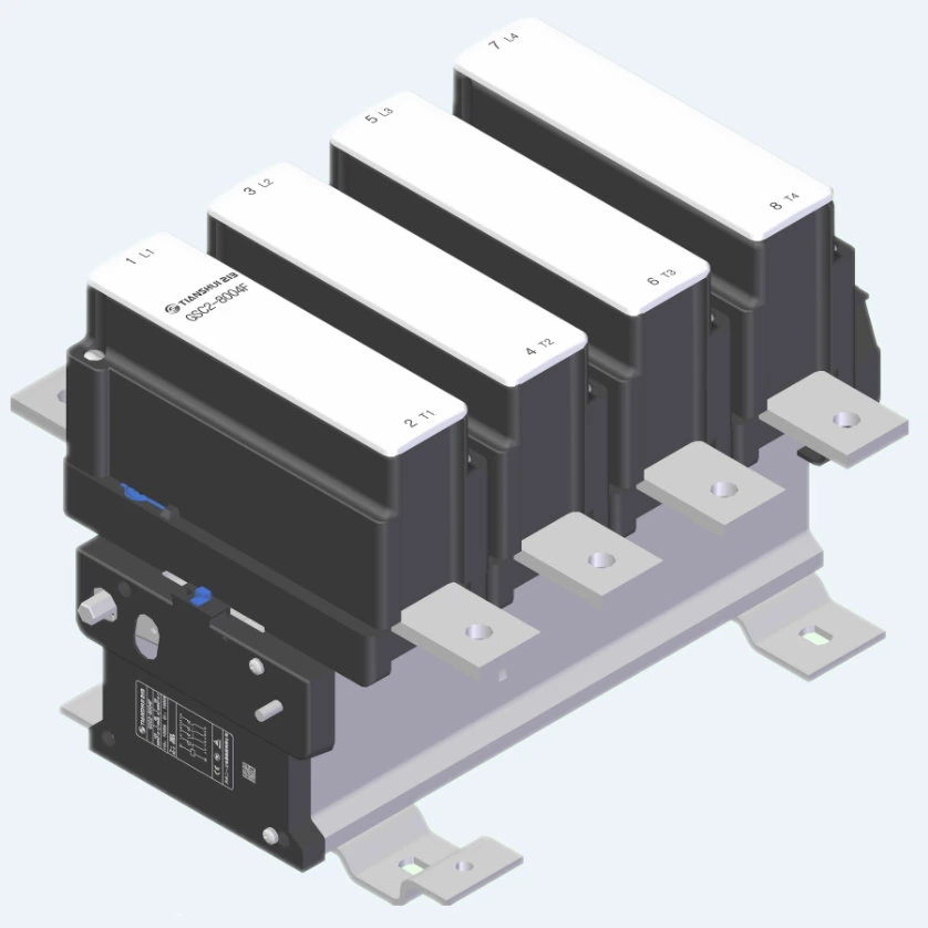 GSC2-4F 4 pole contactor from 115A to 800A 4NO