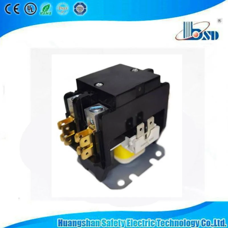 Cjx9 Air Conditioning Magnetic Contactor 2 Pole 30A 24V 120V 240V Air Conditioner Contactor