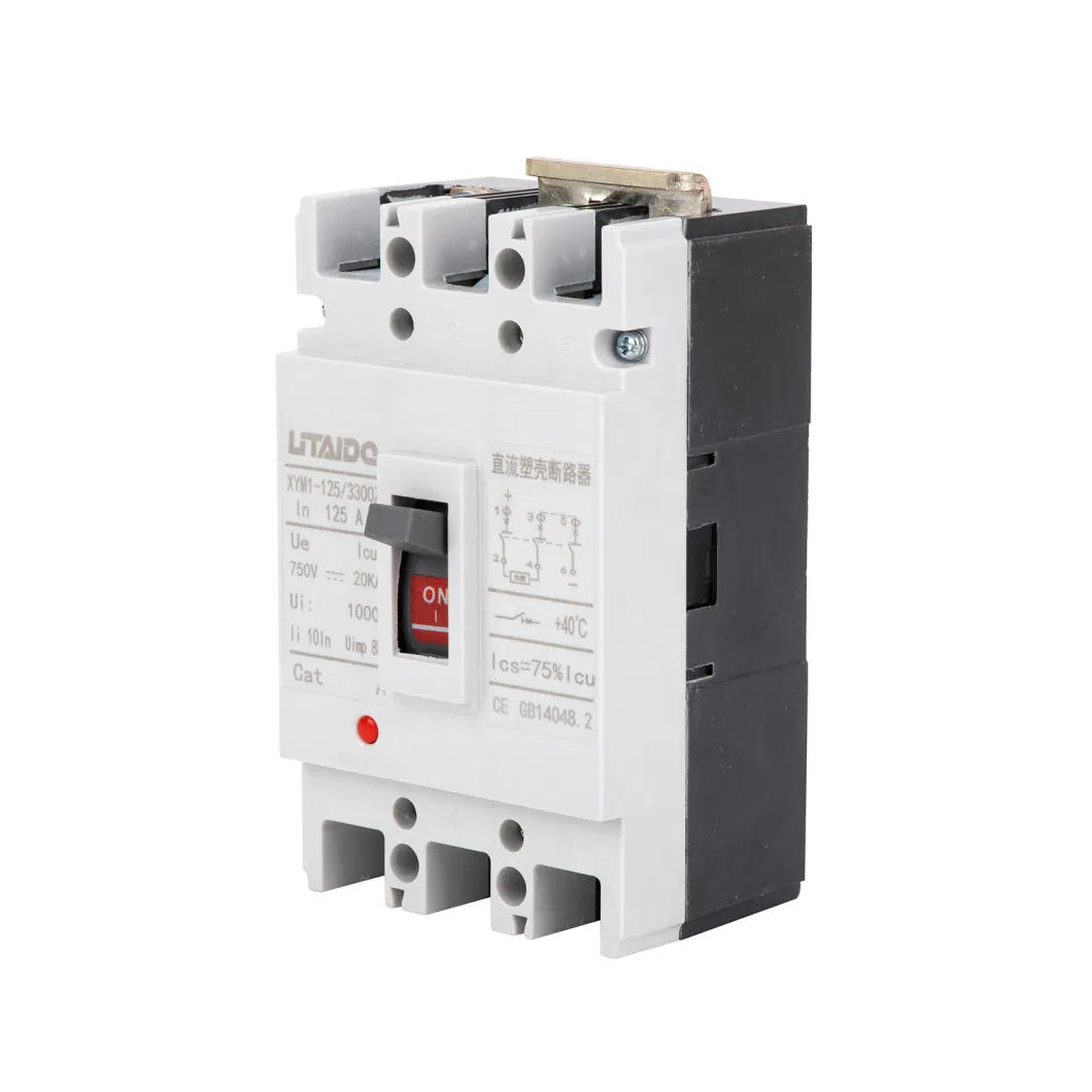 Solar System Universal Moulded Case Circuit Breaker MCCB Breaker 2 Pole DC MCB MCCB 16A 32A 63A 125A 250A 100 AMP MCCB