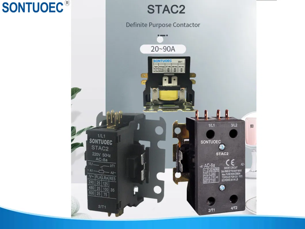 Stac2 Series AC Air Conditioning Contactor