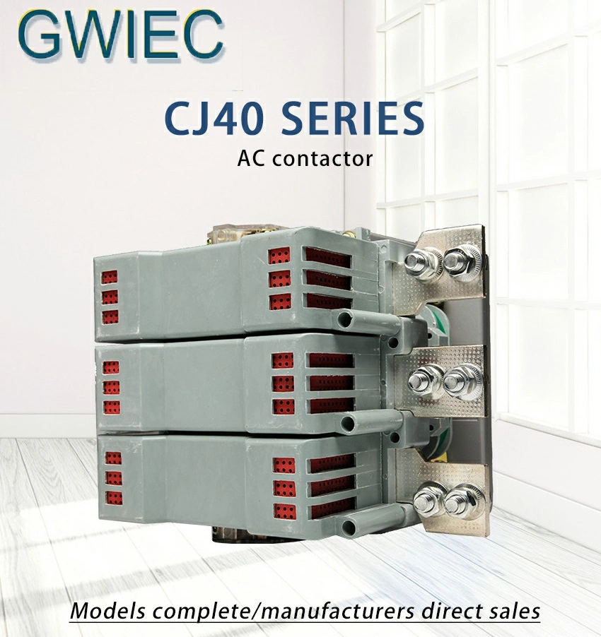 China Cj40-500A 4p Price Energy Efficient Contactors Relay 380V 185A Magnetic Contactor