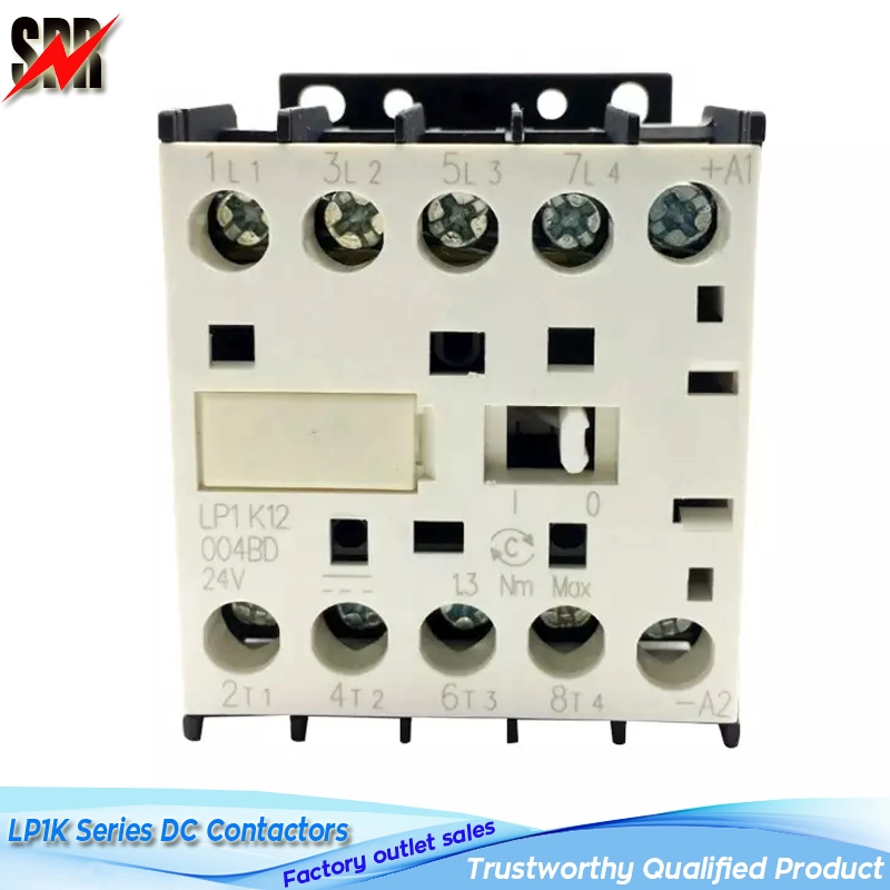 Lp1K/LC1-K / Cjx2-K Series DC Contactors (LC1-K06 LC1-K09 LC1-K12 Lp1-K06 Lp1-K09 Lp1-K12 DIN Rail or PCB Printed Circuit Board Solder Pin Mini Contactor)