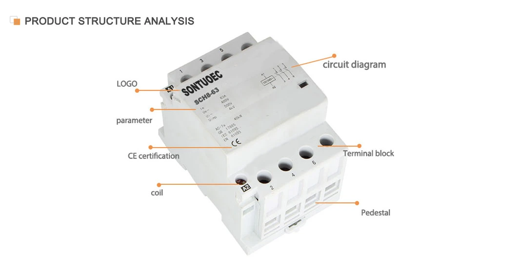 Sch8-40A Household AC Contactor in Power Systems