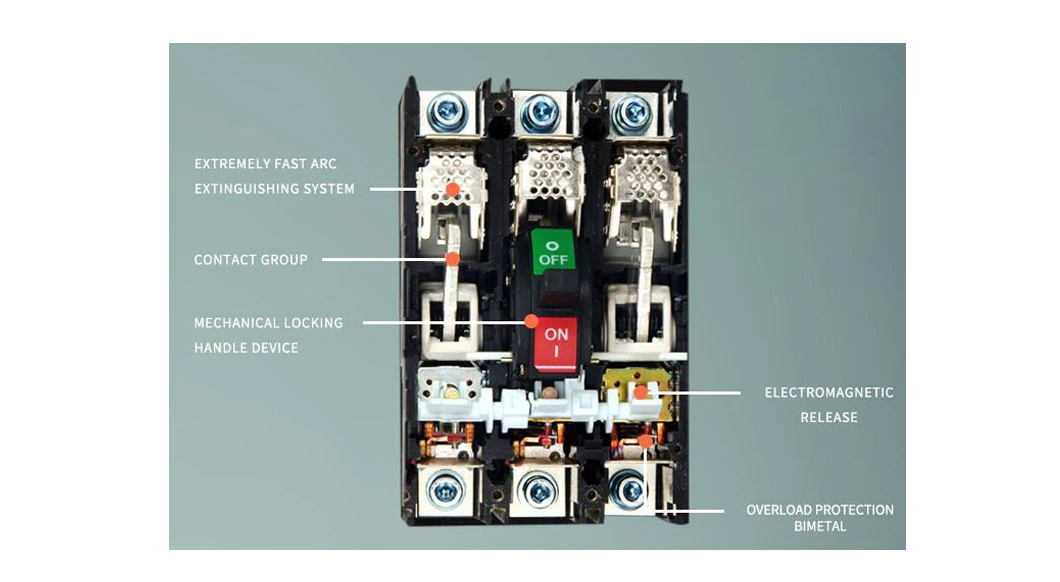 Sontuoec Sbe102b-100A 2p Abe Type Molded Case Circuit Breaker DC MCCB