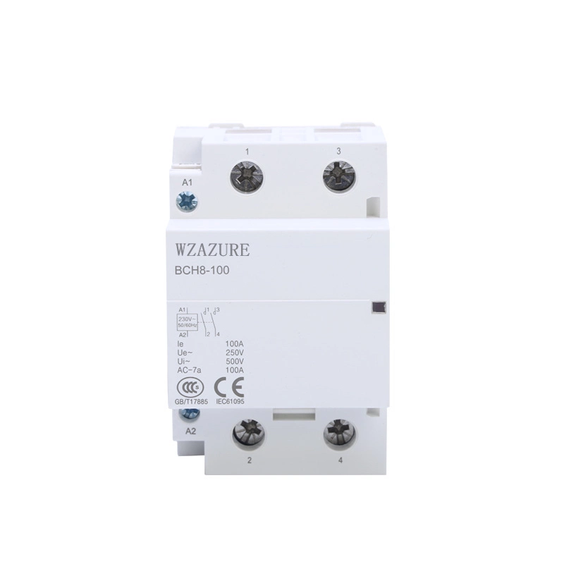 2 Pole DIN Rail Mounted Household Modular AC Contactor32A 63A 220V Contactor