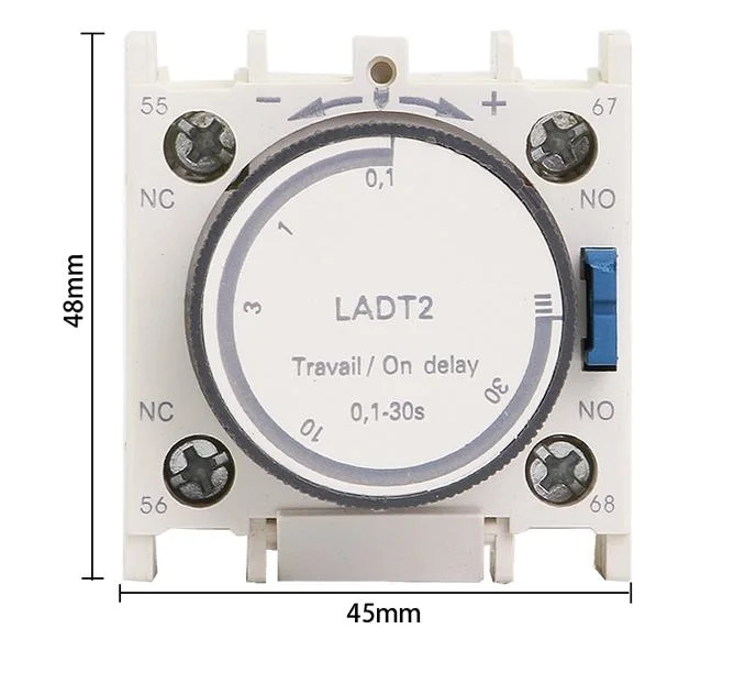 Sontuoec Travail/on Delay Block 0.1-30s China Factory Direct Supply AC Contactor Module Ladt2