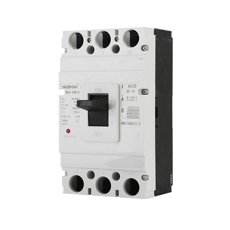 Nuomake MCCB 800V AC50/60Hz 400V 400A Moulded Case Circuit Breaker CE 350A 315A 3p 4pfactory Direct Sale