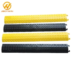 Flexible 3 Channel Floor Rubber Cable Protector Ramp Humps