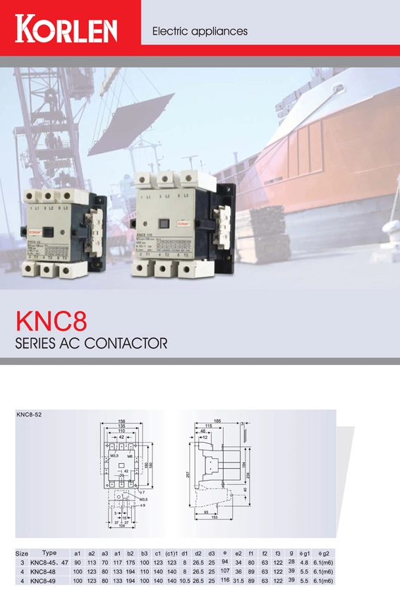 3TF AC Contactor Knc8-51, with CB Ce Semko