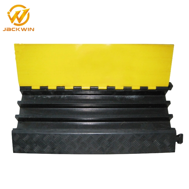 Flexible 3 Channel Floor Rubber Cable Protector Ramp Humps