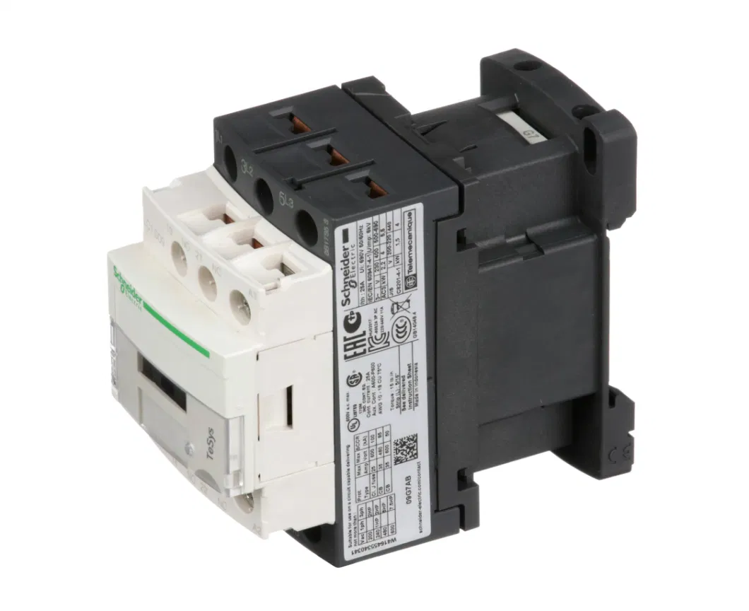 Brand New Schnei-Der LC1d09g7 Contactor Motor Control DIN Rail 3-P 9A 1no/1nc 120VAC Tesys D Series Good Price in Stock