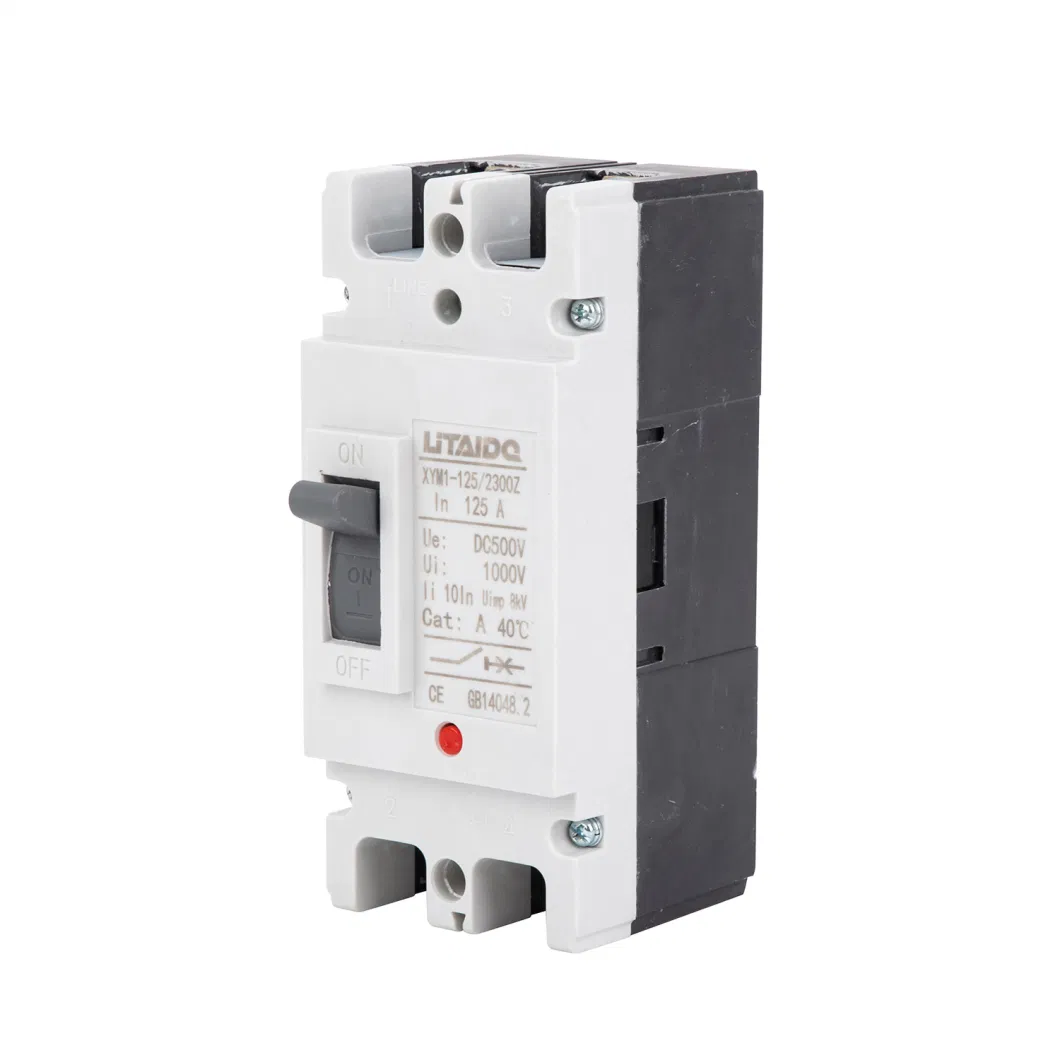 Solar System Universal Moulded Case Circuit Breaker MCCB Breaker 2 Pole DC MCB MCCB 16A 32A 63A 125A 250A 100 AMP MCCB