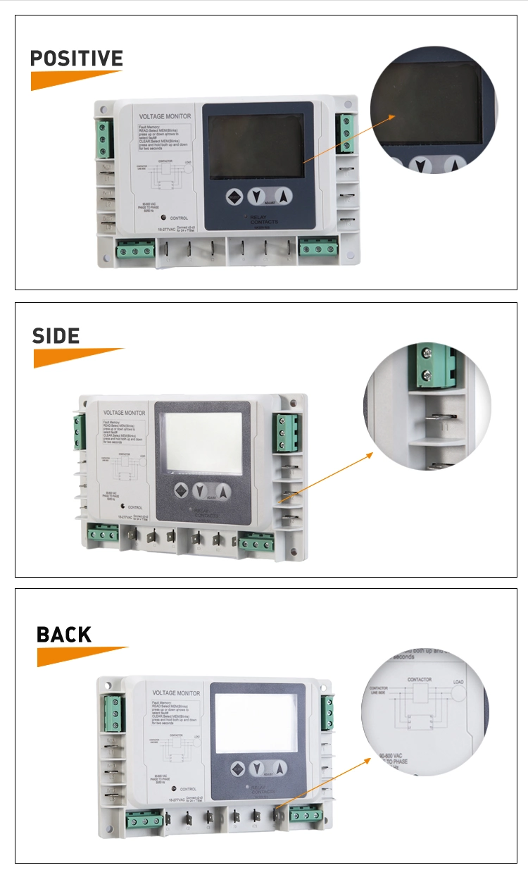 Bx-V178 New Product Home Relay Controlled Three Phase Battery Voltage Monitor Voltage Protector