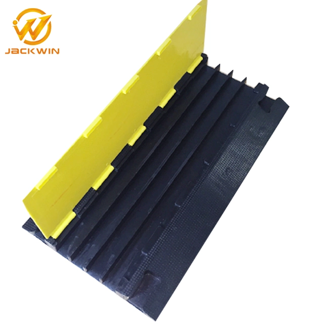 Flexible 3 Channel Floor Rubber Cable Protector Ramp Humps